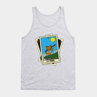 TAROT CARDS DECK | THE FOOL. | FORTUNE CAT Tank Top